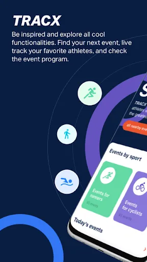 Capturas de pantalla de TRACX - event app