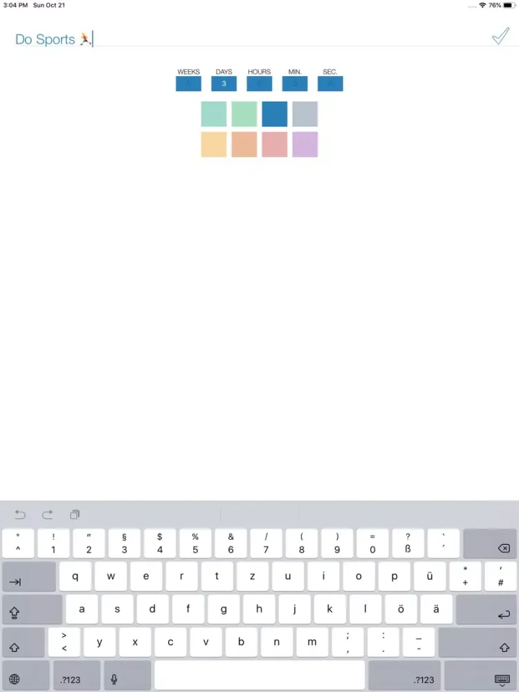 redo - Repeating ToDo's iPad  Ekran Görüntüleri