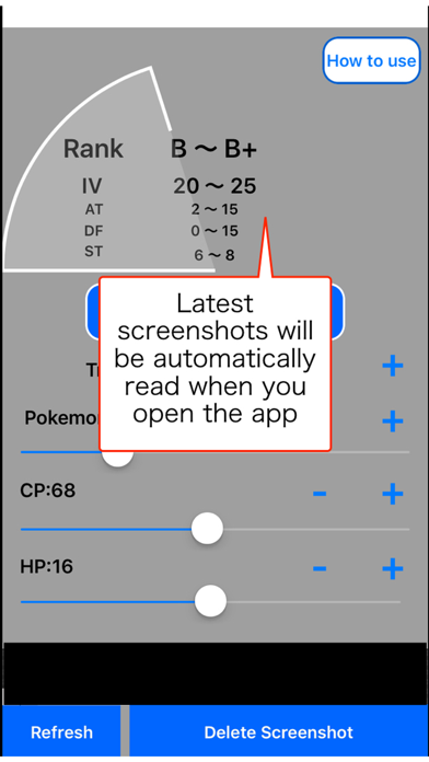Screenshot di IV Calculator Z for PokemonGO