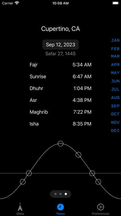 Capturas de pantalla de Prayer Times - Leptos