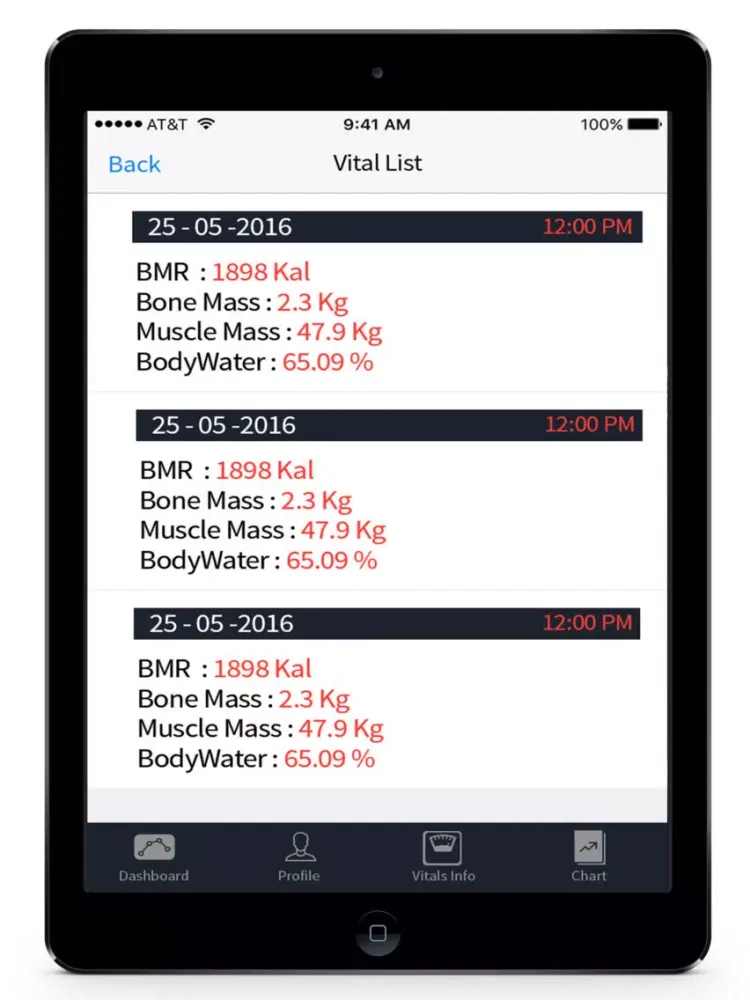 Numa Vital iPad  Ekran Görüntüleri