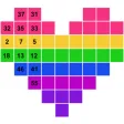 Number down Color Number down Color
