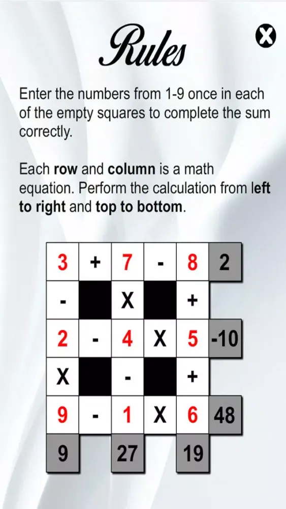 Number Square (Math Equation Puzzles) 스크린샷