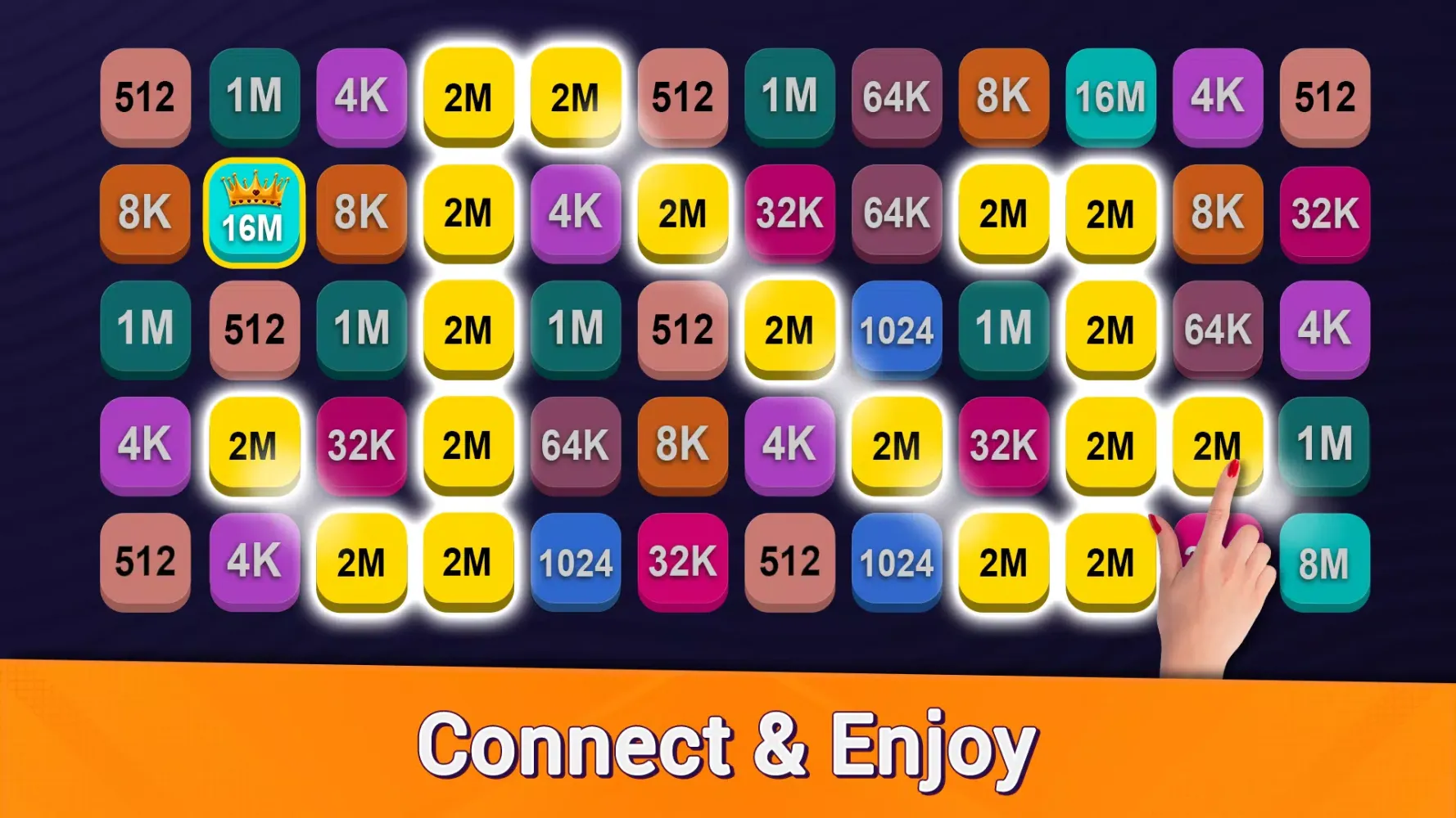 2248 Number Merge Puzzle Game Screenshots