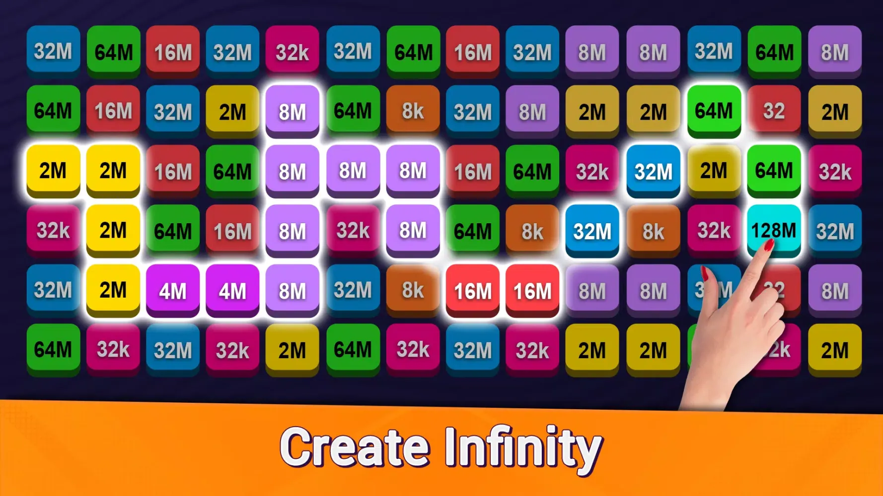 2248 Number Merge Puzzle Game Screenshots