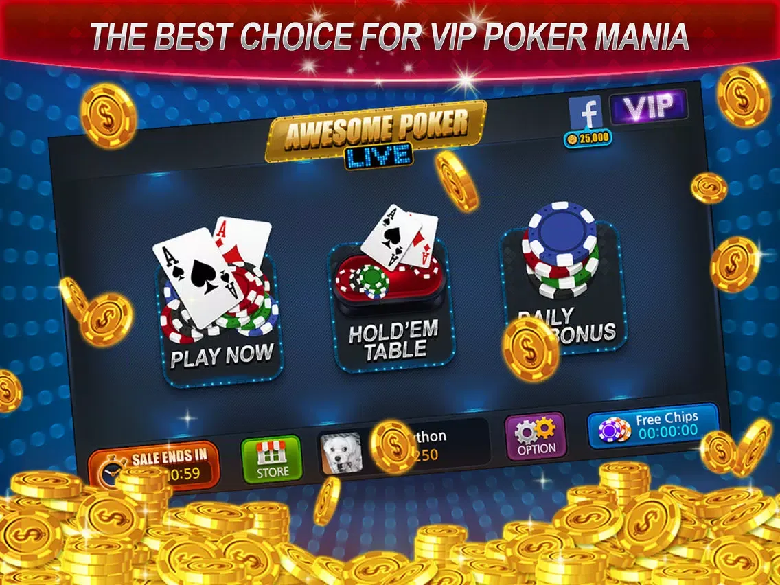 Awesome Poker - Texas Holdem iPad  Screenshots