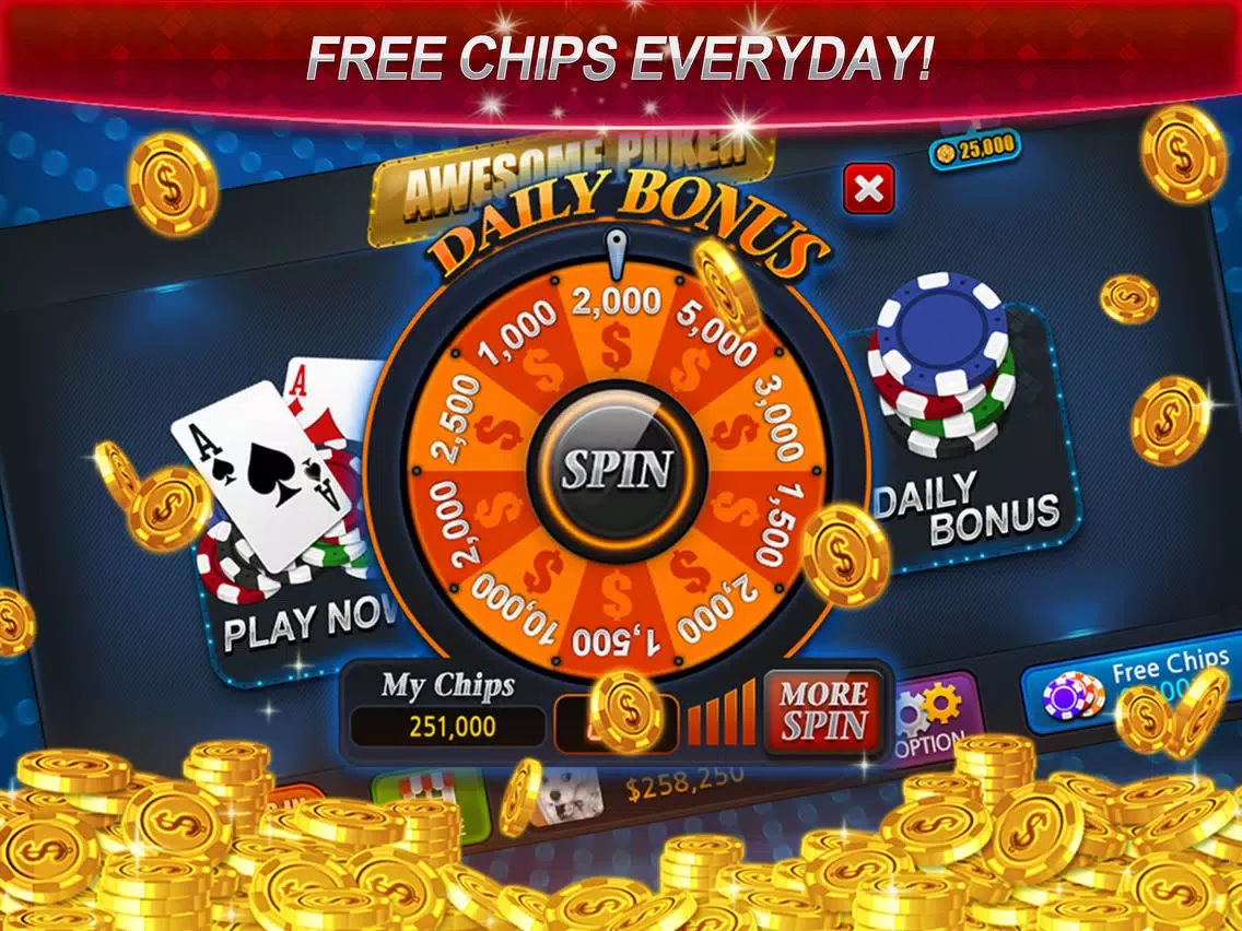 Awesome Poker - Texas Holdem iPad  Screenshots