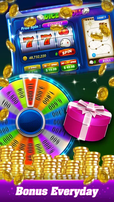 Tangkapan skrin Farkle mania - Slot game