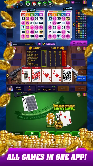 Tangkapan skrin Farkle mania - Slot game