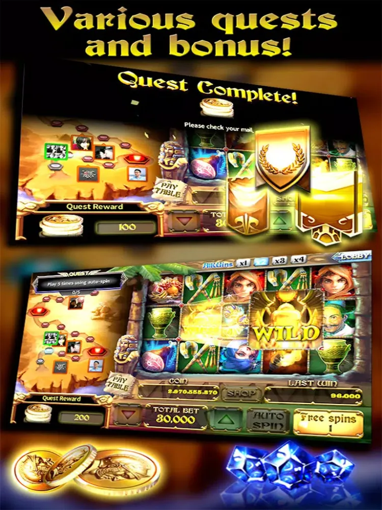 تصاویر Goddess Slots - Online Multiplayer iPad 