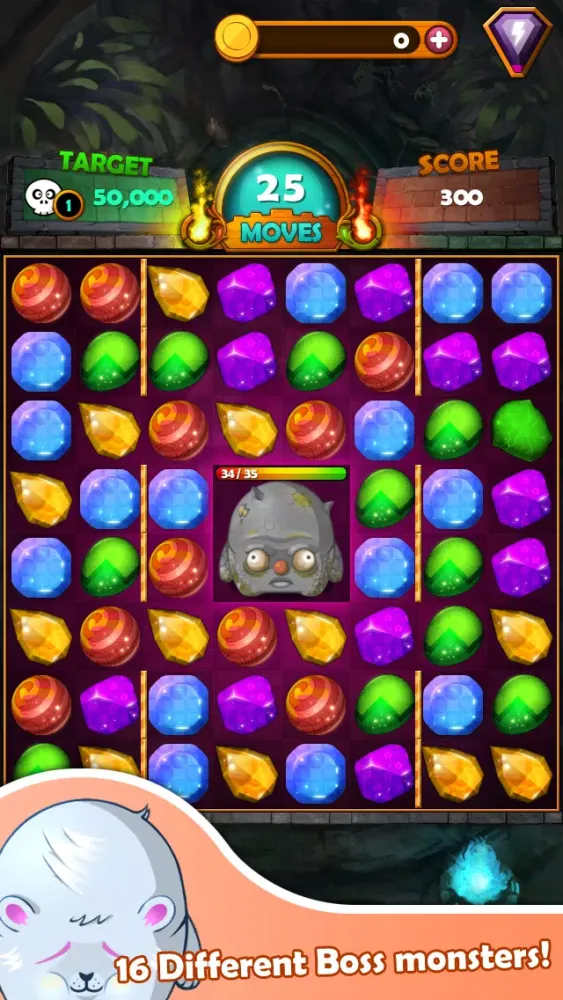 Gem Gem Blitz - match 3 game Screenshots