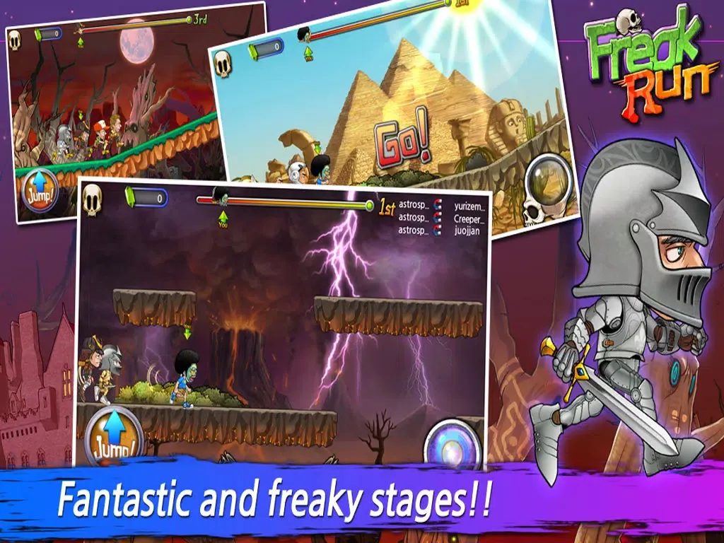 Tangkapan layar Freak Run - Multiplayer Race iPad 