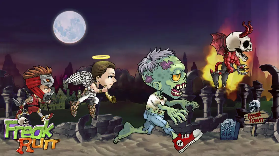 Tangkapan layar Freak Run - Multiplayer Race