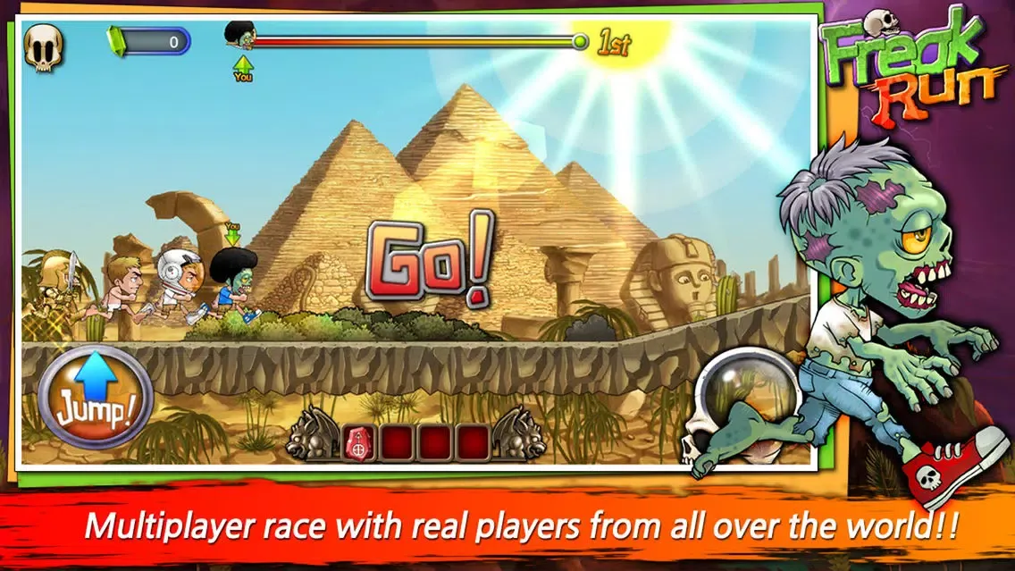 Tangkapan layar Freak Run - Multiplayer Race