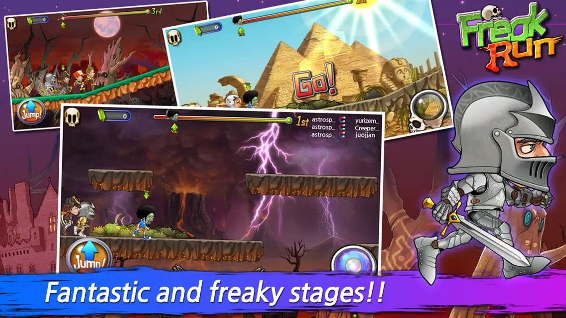 Tangkapan layar Freak Run - Multiplayer Race