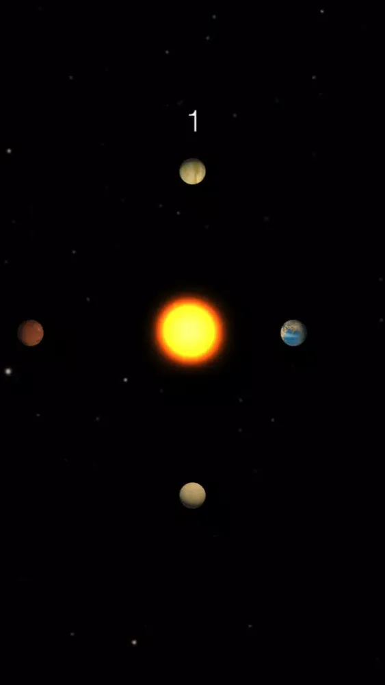 Spacebeat: reaction game to save the solar system スクリーンショット