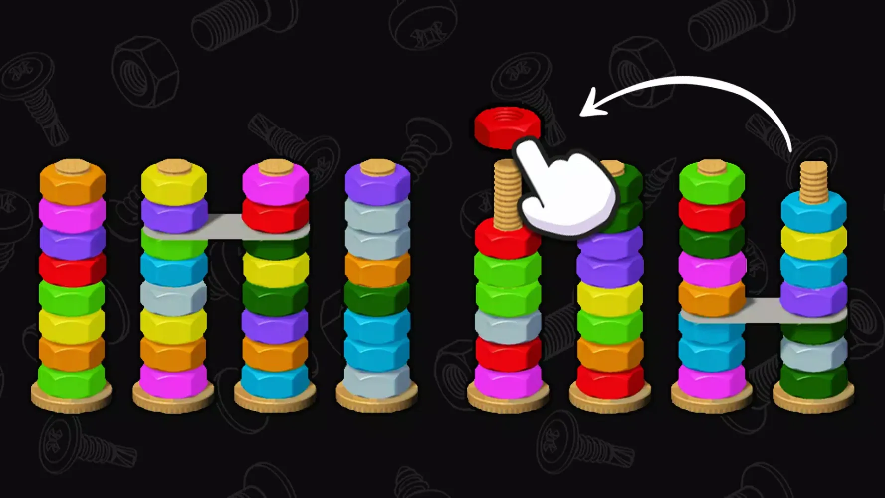 Nut Sort Screenshots