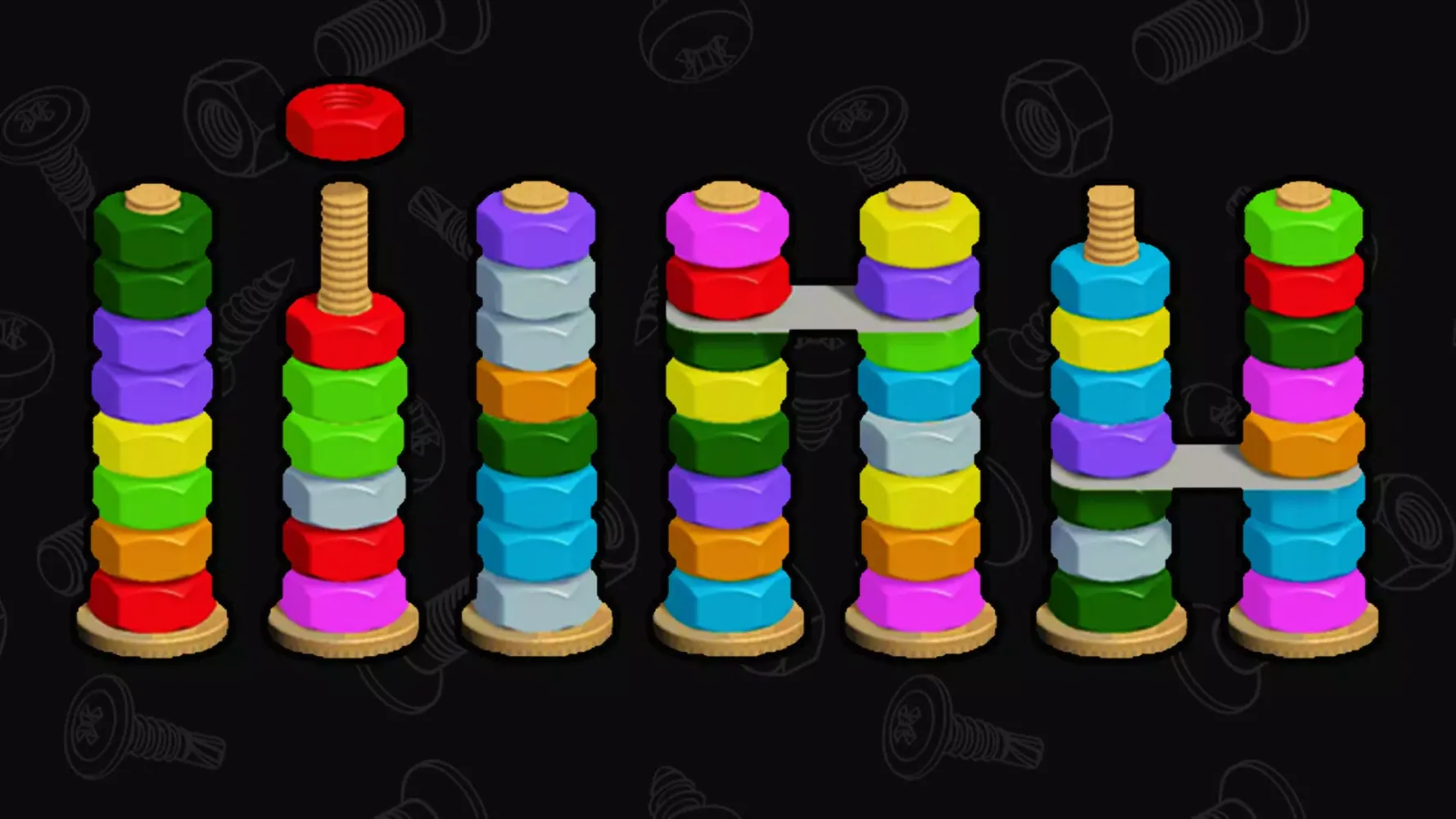 Nut Sort Screenshots