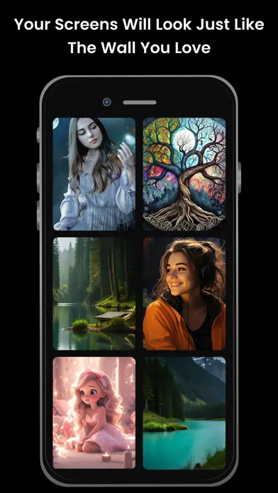 Ảnh chụp màn hình của AI Generated Art Wallpaper 4K