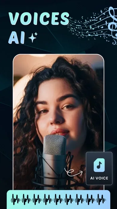 Capturas de tela do AI Voice Changer Funny Effects