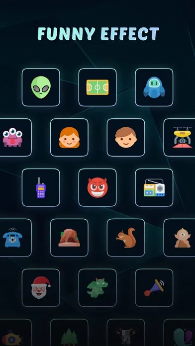 Capturas de tela do AI Voice Changer Funny Effects