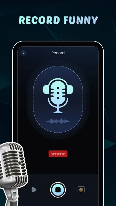 Capturas de tela do AI Voice Changer Funny Effects