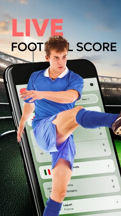 ภาพหน้าจอของ Live Football Match and Scores