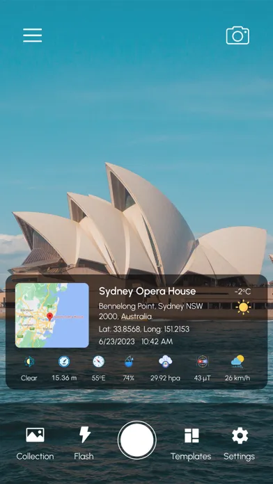 Tangkapan skrin GPS Map Camera Geotag Location