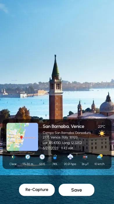 Tangkapan skrin GPS Map Camera Geotag Location