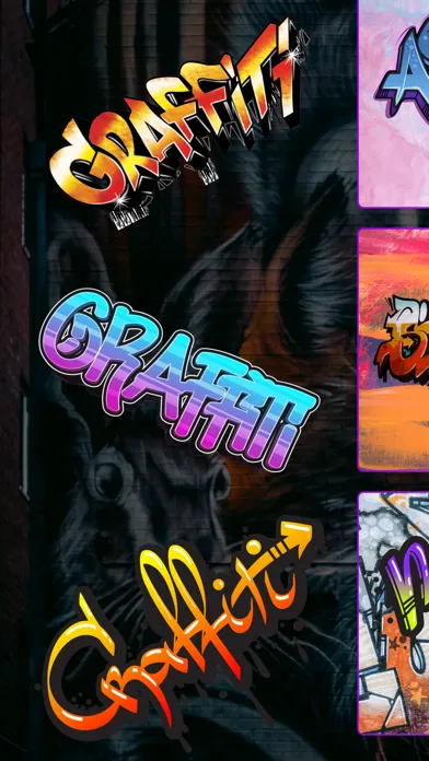 Graffiti Text Effect Editor سکرین شاٹس