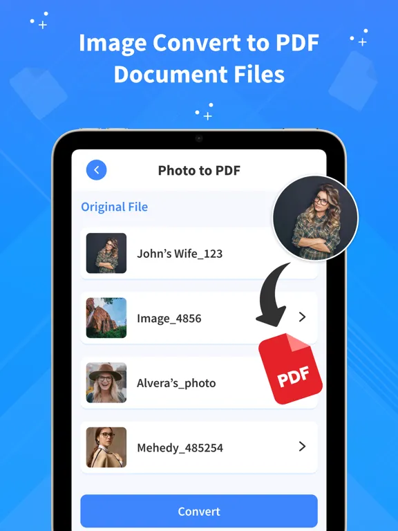 Capturas de tela do PDF Convert - Word to PDF iPad 