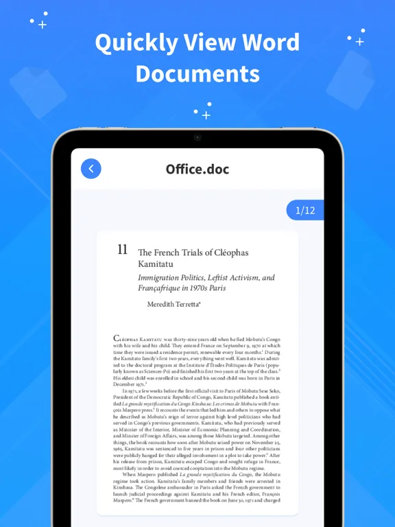 Capturas de tela do PDF Convert - Word to PDF iPad 