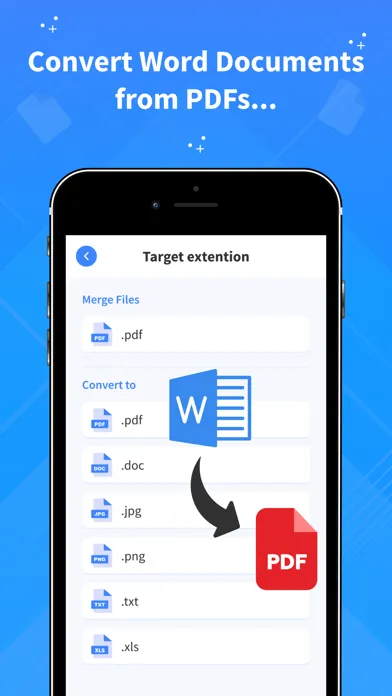 Capturas de tela do PDF Convert - Word to PDF