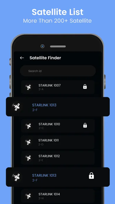 Starlink ISS Satellite Tracker Screenshots