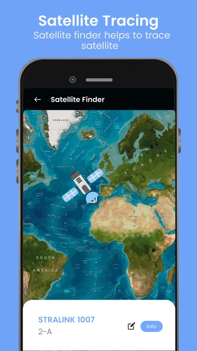 Starlink ISS Satellite Tracker Screenshots