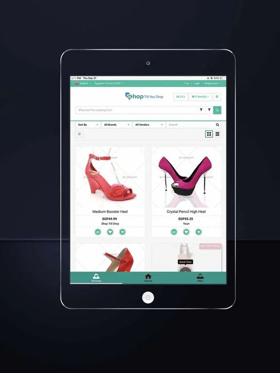 Shop Till You Drop. iPad  Screenshots