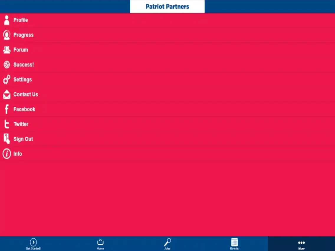 Screenshot di NWSCC Patriot Partners iPad 