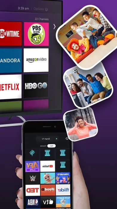 Capturas de tela do Universal TV Remote - Rokit