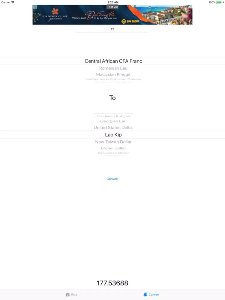 Exchange-Convert Rate iPad  Screenshots