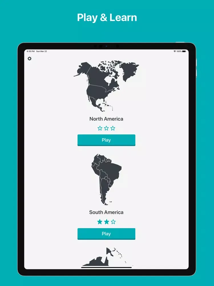 Capitals of Countries - Quiz iPad  স্ক্রিনশট