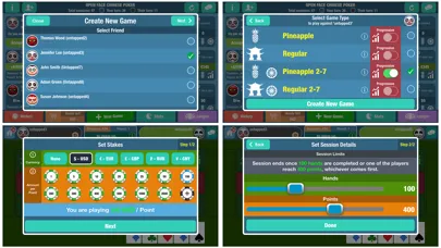 Open Face Chinese Poker (OFC) Ekran Görüntüleri