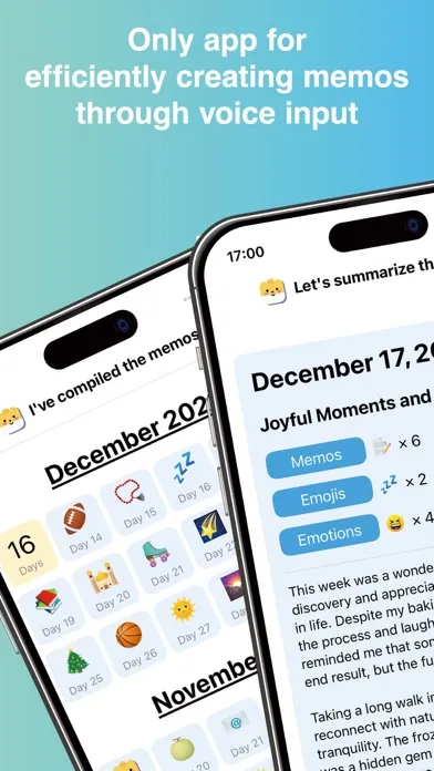 Zrzuty ekranu MemoMaru: Speak, Memo, Emojify