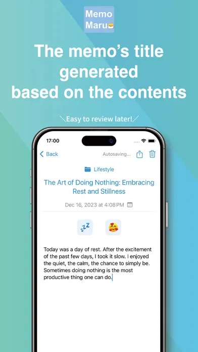 Zrzuty ekranu MemoMaru: Speak, Memo, Emojify