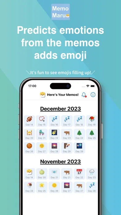 Zrzuty ekranu MemoMaru: Speak, Memo, Emojify
