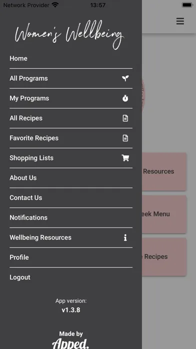 Women's Wellbeing Screenshots