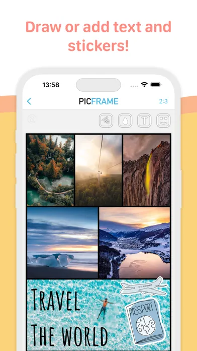 Tangkapan layar PicFrame