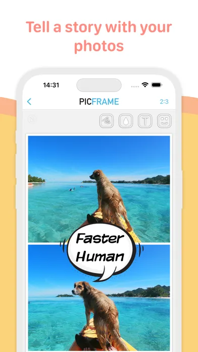 Tangkapan layar PicFrame