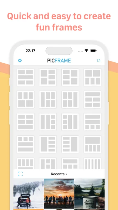 Tangkapan layar PicFrame