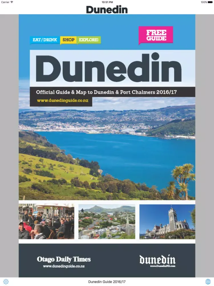 Capturas de pantalla de Dunedin Guide iPad 