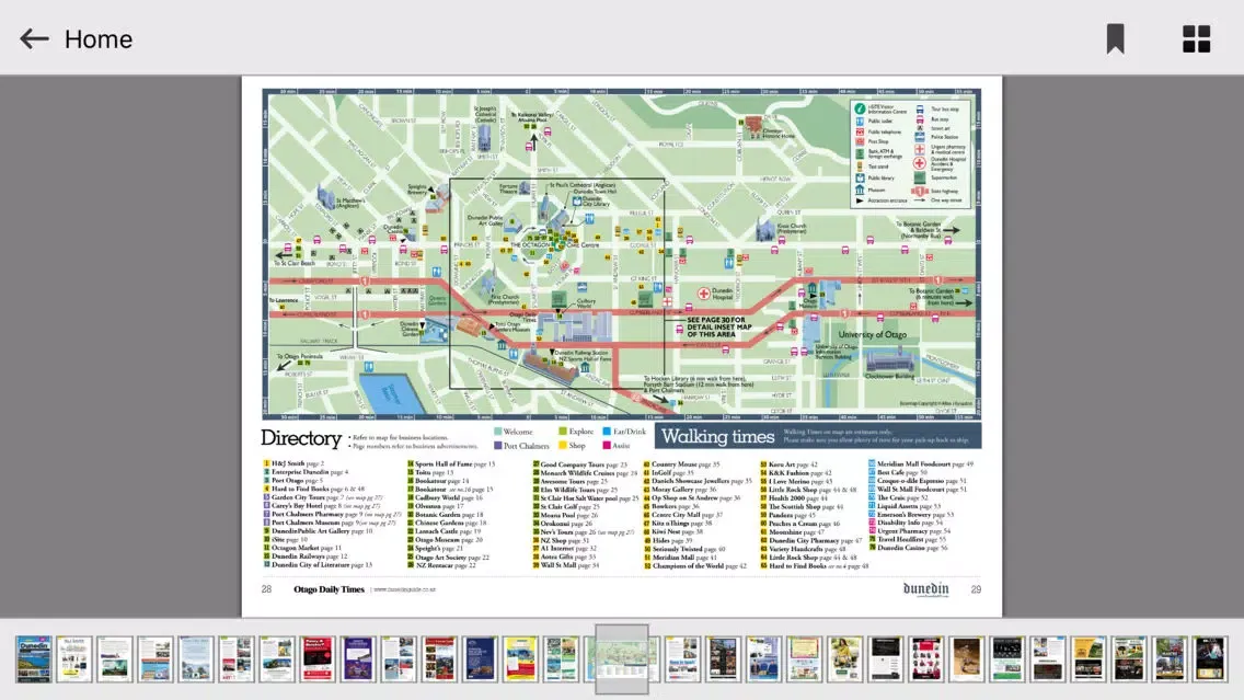 Capturas de pantalla de Dunedin Guide